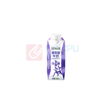 现代牧业 三只小牛骨利安牛奶 250ml/盒 10盒/箱