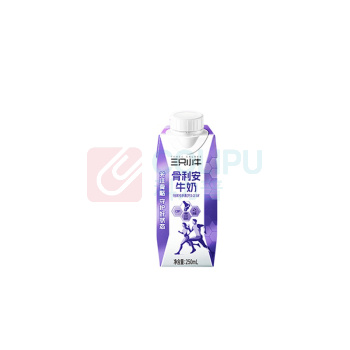 现代牧业 三只小牛骨利安牛奶 250ml/盒 10盒/箱