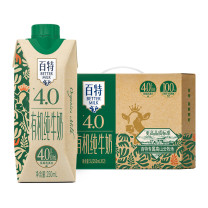 天友 百特4.0g有机纯牛奶 250ml*12盒