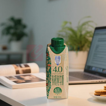 天友 百特4.0g有机纯牛奶 250ml*12盒