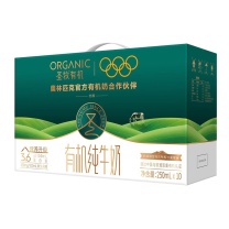 圣牧 有机优醇有机纯牛奶 250ml/盒 10盒/箱