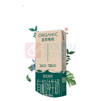 圣牧 有机纯牛奶 原生高钙 250ml/盒 12盒/箱