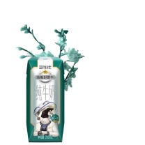 现代牧业 三只小牛纯100%生牛乳纯牛奶 200ml*24盒