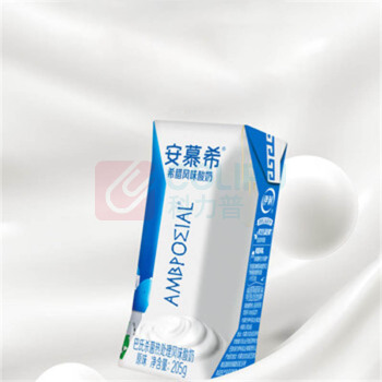 安慕希 希腊风味常温酸奶 205gx12盒 经典原味 整箱