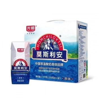 光明 酸奶 莫斯利安 200g*12盒
