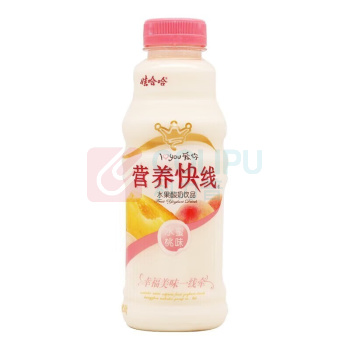 娃哈哈 Wahaha 营养快线 桃味 500g/瓶 15瓶/箱