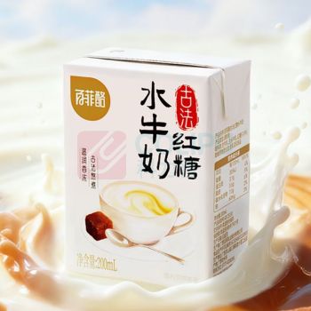 百菲酪 BONUS 古法红糖水牛奶 200ml*10盒/箱