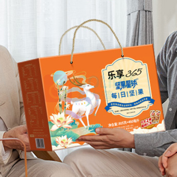 沃隆 WoLong 坚果礼盒 (每日坚果) 乐享365坚果星球 (橙色)