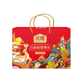 沃隆 WoLong 万家欢坚果礼盒 890g