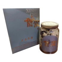 笑百福 新会15年干仓陈皮 玻璃瓶礼盒装 150g