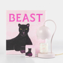 野兽派 BEAST 樱花清酒小小铃兰融蜡灯香氛礼盒 无