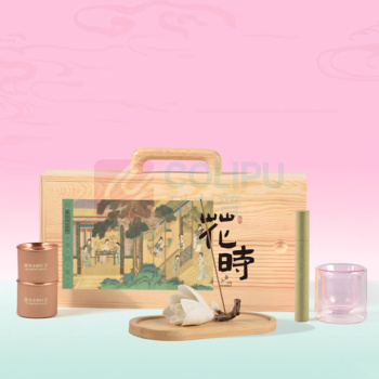 清朴堂 花时间玉兰茶香套装 玉兰茶香