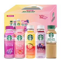 星巴克 星情缤纷礼盒 330ml*4+270ml*6