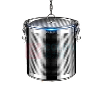 欧乐多 不锈钢卤料笼 XT-123223 直径12cm 304卤料篮 含加长挂钩吊链