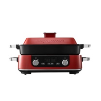 摩飞电器 Morphyrichards 多功能锅 MR9099 1600W 5L (英伦红)