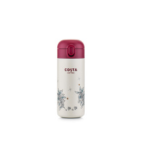 COSTA 弹跳保温杯 CO-S350-B 350ml (Costa红+白)