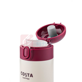 COSTA 弹跳保温杯 CO-S350-B 350ml (Costa红+白)