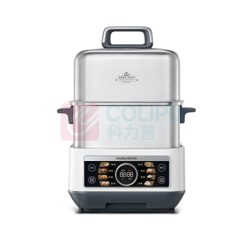 摩飞电器 Morphyrichards 双层不锈钢电蒸锅 MR1178 2000W 12L (白色)