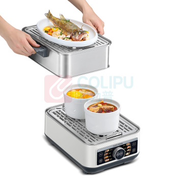 摩飞电器 Morphyrichards 双层不锈钢电蒸锅 MR1178 2000W 12L (白色)