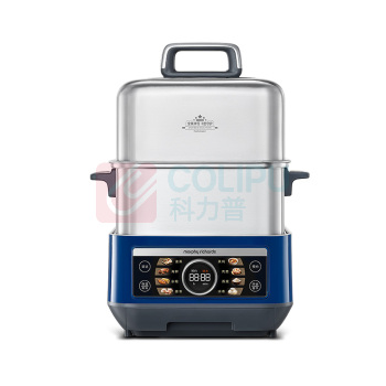 摩飞电器 Morphyrichards 双层不锈钢电蒸锅 MR1178 2000W 12L (蓝色)