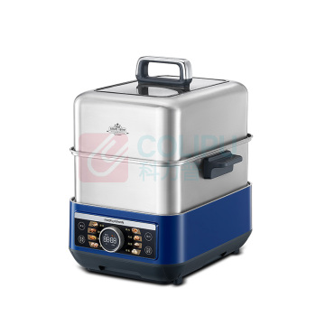 摩飞电器 Morphyrichards 双层不锈钢电蒸锅 MR1178 2000W 12L (蓝色)