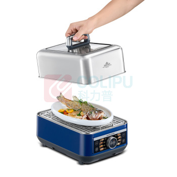 摩飞电器 Morphyrichards 双层不锈钢电蒸锅 MR1178 2000W 12L (蓝色)
