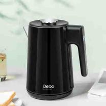 德铂 Debo 电热水壶 DB-137 额定容量:1.5L 额定功率:1500W 额定电压:220V~ 额定频率:50Hz