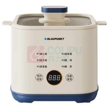 蓝宝 Blaupunkt 多功能电蒸笼 溏心蛋煮蛋器 BP-ZD09 0.9L