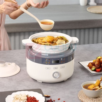 大宇 DAEWOO 多功能料理锅家用焖炖煮饭电火锅多用途锅4.3L DYLL-12N06