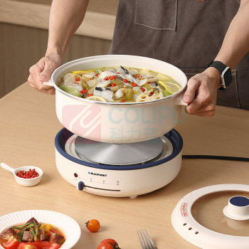 蓝宝 Blaupunkt 电火锅家用大容量多功能电炒锅火锅专用锅 5L 容量 BP-HG572C