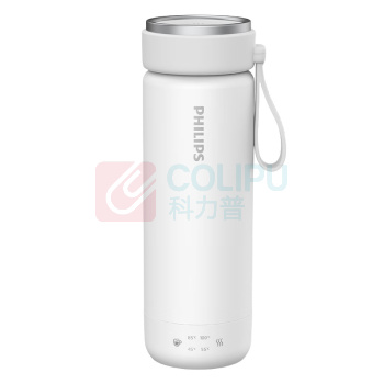 飞利浦 PHILIPS 便携烧水杯 AWP2779 350ml (晨雾白)