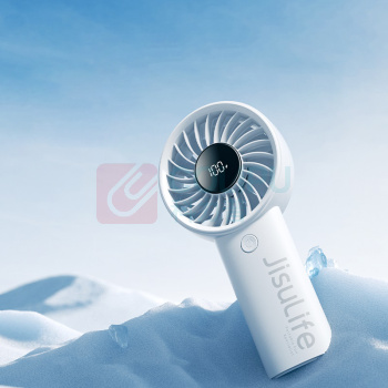 几素 手持小风扇 Handheld Fan Life4 5000mAh (云雾灰)