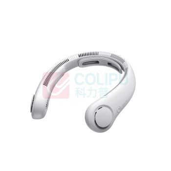几素 涡轮无叶挂脖风扇 Neck Fan Life4(FA14X) 5000mAh (云雾灰) 颈托款