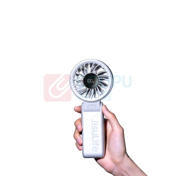 几素 可折叠手持小风扇 Handheld Fan Life7 3600mAh (云雾灰)