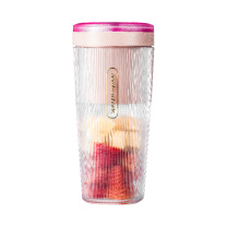 摩飞电器 Morphyrichards 无线充电便携式果汁机 MR9800 300mL (落樱粉)