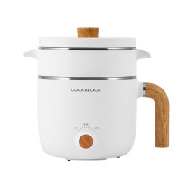 乐扣乐扣 LOCK&LOCK 电煮锅 多功能料理锅(+不锈钢蒸格) EJP3115WHT 1.5L