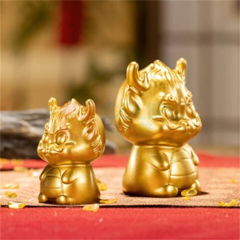 朱炳仁 好运龙宝(小) 约48*45*58mm/0.35kg