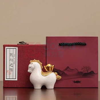 爱墨绘 装饰摆件 马上有元宝 8.5*4.3*7.5cm
