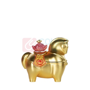 朱炳仁 工艺品 金马送财