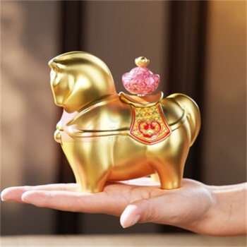 朱炳仁 工艺品 金马送财
