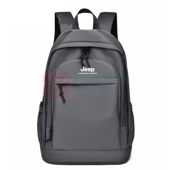 Jeep 电脑双肩包 P423078208 42*30*20cm (至臻黑/乳白色/石墨灰(随机发货)) 电脑双肩包