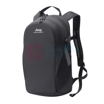Jeep 户外电脑双肩包 P423078233 46*25*15cm (黑色) 户外电脑双肩包
