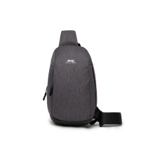 Jeep 户外防水单肩包 J123078295 25*14*8cm (灰色) 户外防水单肩包