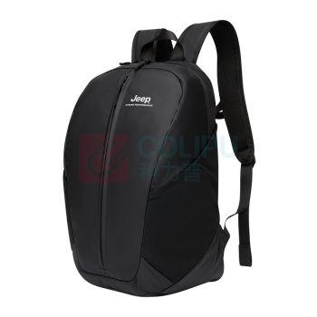 Jeep 电脑双肩包 P333078252 44*28*16cm (黑色/橘黄色(随机发货)) 电脑双肩包