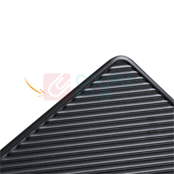 爱华仕 OIWAS 斜杠青年行李箱大容量女拉杆箱 OCX6708 24英寸 (黑色)