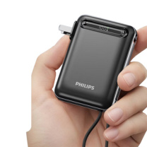 飞利浦 PHILIPS 移动电源 充电宝 DLP2227B/93 10000mAh (黑色)