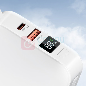 飞利浦 PHILIPS 移动电源 充电宝 DLP2217(双线输出) 10000mAh (黑色)