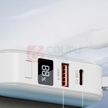 飞利浦 PHILIPS 移动电源 充电宝 DLP2217(双线输出) 10000mAh (黑色)