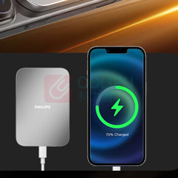 飞利浦 PHILIPS 磁吸充电宝 移动电源 DLP9505 5000mAh (银色)
