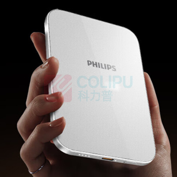 飞利浦 PHILIPS 磁吸充电宝 移动电源 DLP9505 5000mAh (银色)